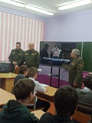 Профориентационная встреча представителей военной академии