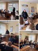 10.11.2023 Профилактическая беседа с присутствием участкового Буйских О.В.