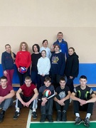 Товарищеская встреча по волейболу среди учащихся и учителей Прудковской СШ