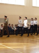Общешкольное мероприятие конкурс «Смотр песни и строя» 22.02.2019