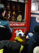 Экскурсия в пожарную часть г.п.Сосновый Бор