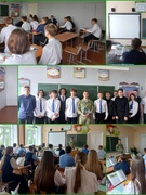Профориентационная встреча с представителем пограничной заставы "Гребени"
