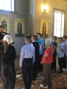 Посещение Свято-Успенской церкви д.Оболь в рамках факультативного занятия «Основы духовно-нравственной культуры и патриотизма»
