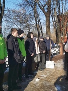 Митинг и церемония возложения цветов к мемориальному комплексу на Успенской горке 15.02.2022