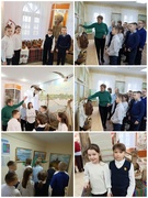 26.11.2025 Учащиеся 4,7классов посетили выставку земляка Перережко Ивана Павловича и ознакомились с его работами, также ребята узнали много интересного о быте  наших предков