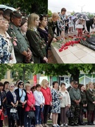 Участие в митинге -реквиеме, посвящённом Дню всенародной памяти жертв Великой Отечественной войны и геноцида белорусского народа.