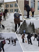 Санітарны дзень у школе.