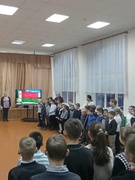 Линейка, посвященная началу III учебной четверти