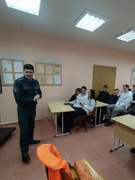 ВСТРЕЧА С ИНСПЕКТОРОМ РОЧС Ф.Н.ДУДИЧ