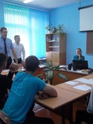 Прафарыентацыя.  Сустрэча з прадстаўнікамі "Палескага дзяржаўнага аграрнага каледжа імя. В.Ф. Міцкевіча"