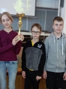 Команда гимназии имени Я. Купалы "Ятвяги" на областном открытом турнире по интеллектуальным играм среди учащихся "Сустрэча 2025" продемонстрировала невероятные знания и командный дух, завоевав пять дипломов и кубок победителя!