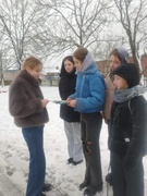 Распространение буклетов «Мы против пожаров»