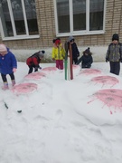 Зімовыя забавы дашкольнікаў