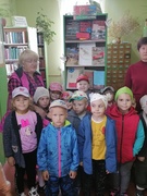 Экскурсия в библиотеку г.п.Оболь