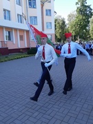 Торжественная линейка, посвященная последнему звонку