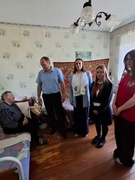 Дети войны и узники из Житковичского районна продолжают принимать поздравления с наступающим Днем Победы.