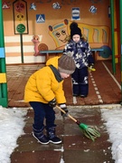 Зимний "трудовой десант"