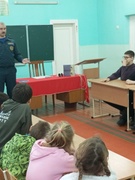 Профилактическая беседа с представителем РОЧС