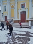 Члены первичной организации ОО "БРСМ" приняли участие в акции "Восстановление святынь Беларуси"