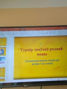 "Турнір знаўцоў родный мовы"