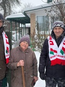 Сердечная помощь: коллектив #СШ2Копыль и «Белая Русь» поддержали ветерана труда