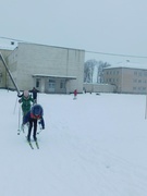 Лыжная прогулка у ребят в группе продлённого дня