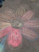 1 июня. Конкурс рисунка на асфальте ,,Радужное детство''