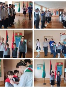 Торжественный приём в пионеры