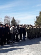 Спортивные состязания между участниками клуба "Волат" и клуба "Витязь"