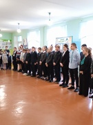 Урачыстая лінейка прысвечаная пачатку новай вучэбнай чвэрці.