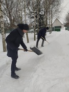 Челлендж "Уберём снег вместе"