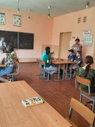 Сустрэча з кадэтам І курса Гомельскага кадэцкага вучылішча Нікіціным Арсенем