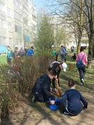 Фотоотчет шестого школьного дня (21.04.2018) Республиканский субботник