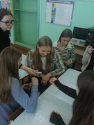 Педагог-психолог Буда-Кошелевского СПЦ Марьина М.В. провела с учащимися 9,10 класса занятие "В гармонии с собой и другими"