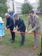 Открытие мини-футбольного поля