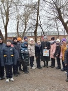 Акция "От всей души!" Поздравление ветерана педагогического труда с Рождественскими праздниками