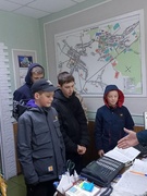 Учащиеся ГУО "Средняя школа №3 г.Хойники" побывали на экскурсии в Хойникском районном отделе по чрезвычайным ситуациям.