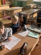 Занятие с будущими первоклассниками