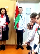 Праздничная линейка посвященная окончанию второй четверти 23.12.2022