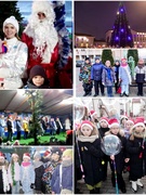 Районный праздник "Шествие Дедов Морозов и Снегурочкек"