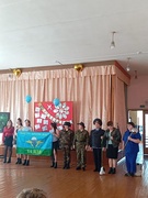 Женская часть коллектива поздравляет коллег с Днём защитника Отечества!