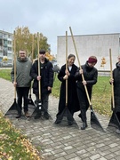 Трудовой десант "Чистый двор"