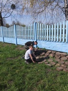 Экологическая  кампания " Большая  уборка  малой  родины". Акция " Чистый  двор"