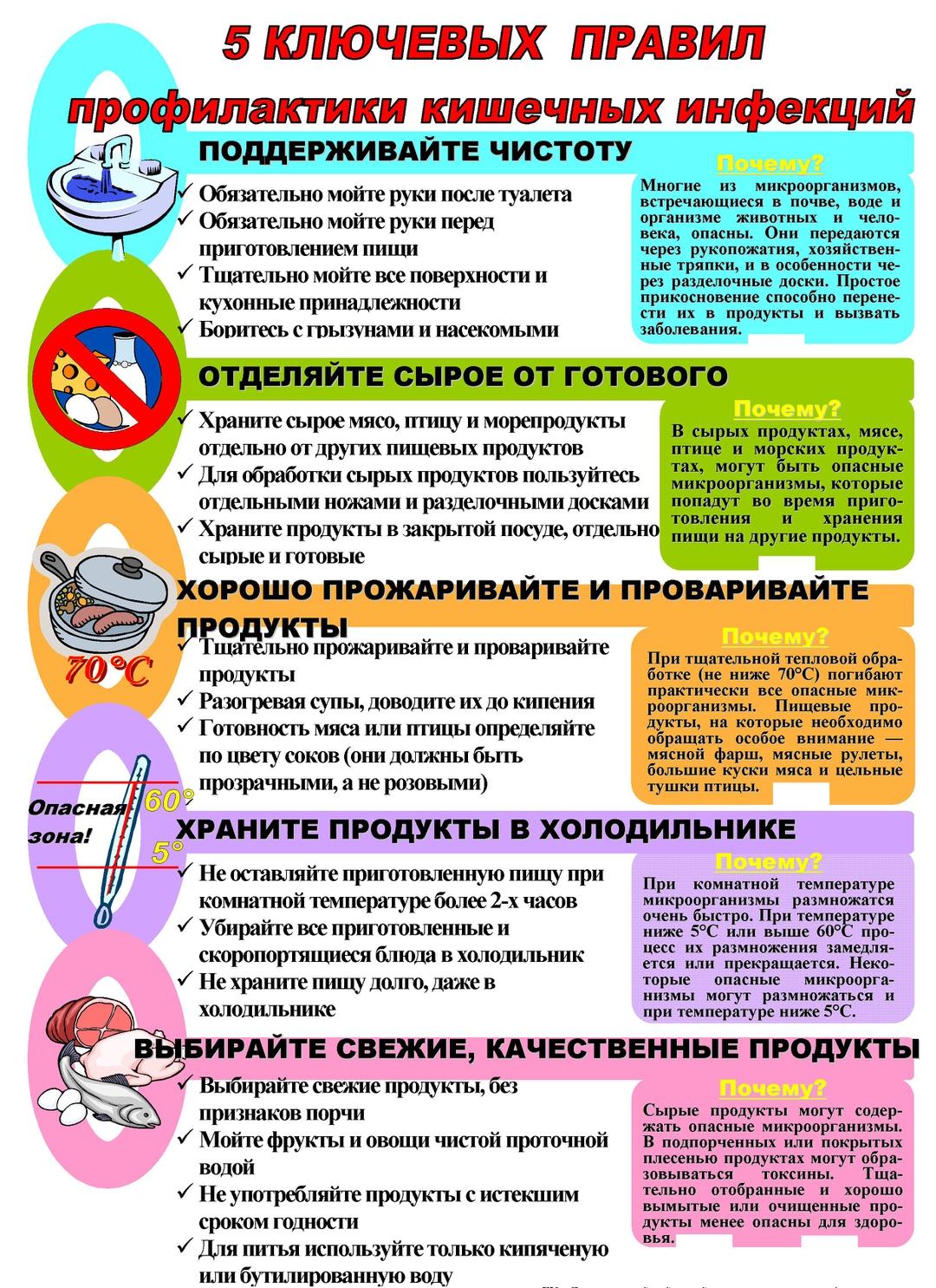 кишечных инфекций у детей. Пудовнянская средняя школа