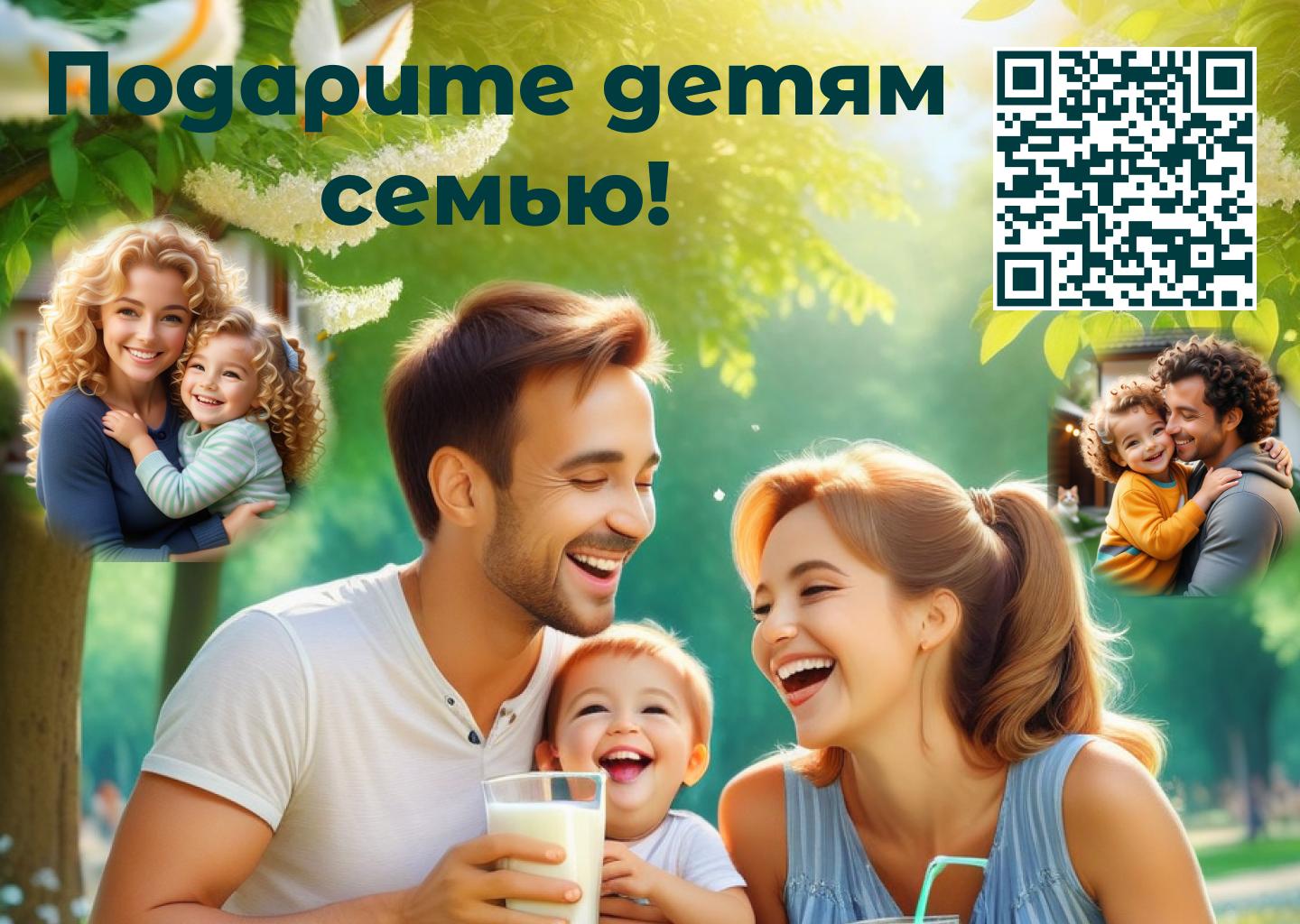 Подарите семью детям!