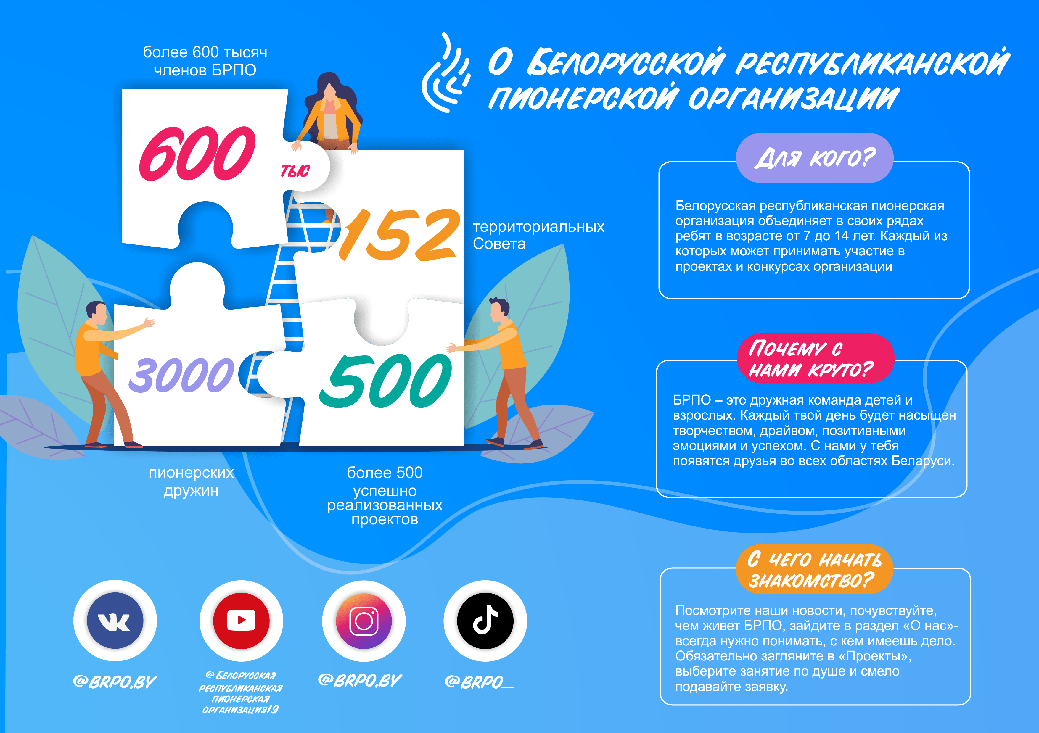 О Белорусской Республиканской пионерской организации. Творичевская базовая  школа Мозырского района