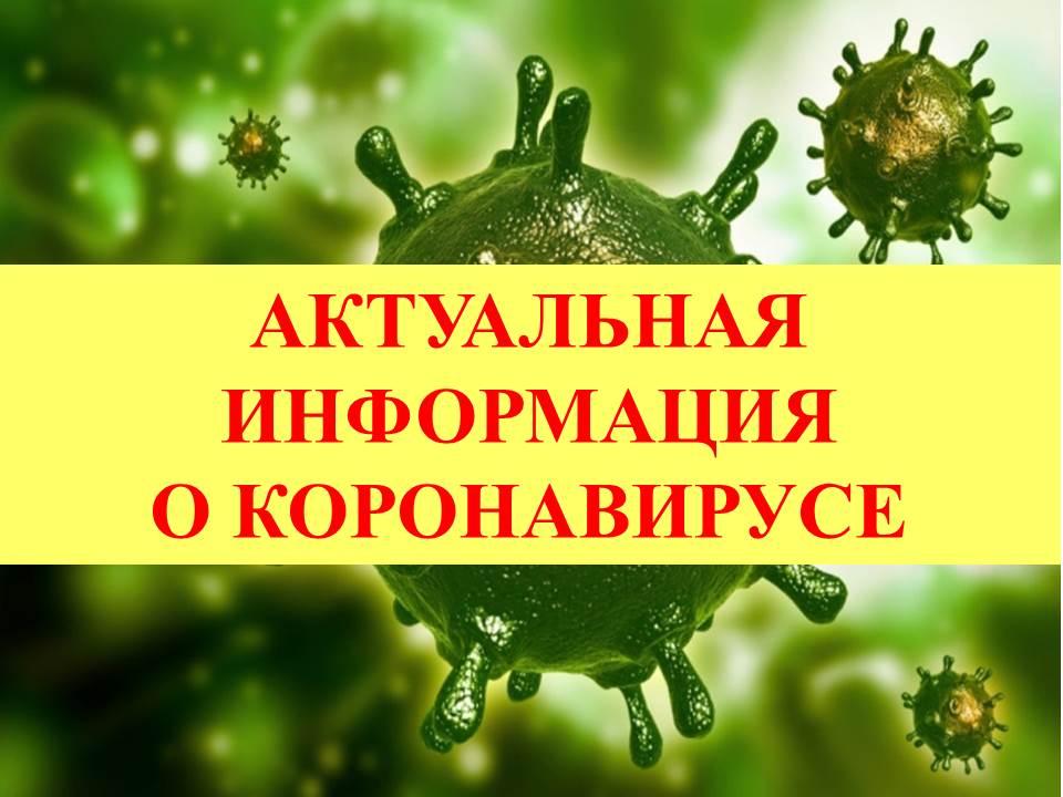 Актуальная информация о короновирусе