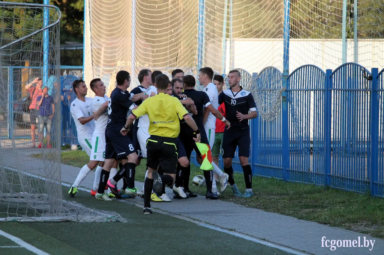 ФК «Гомель» потерпел первое поражение в сезоне