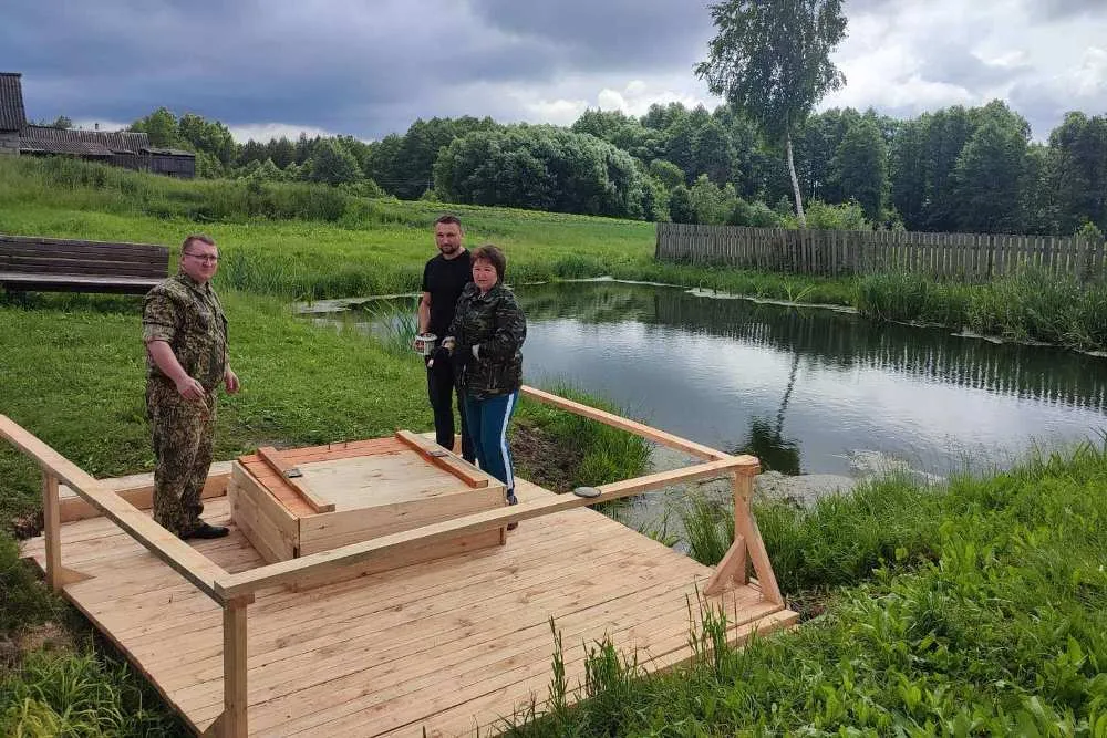За чистой водой – в Залесье: в Чечерском районе благоустроили родник