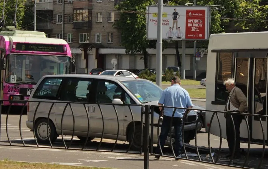 Фотофакт. ДТП на ул. Полесской